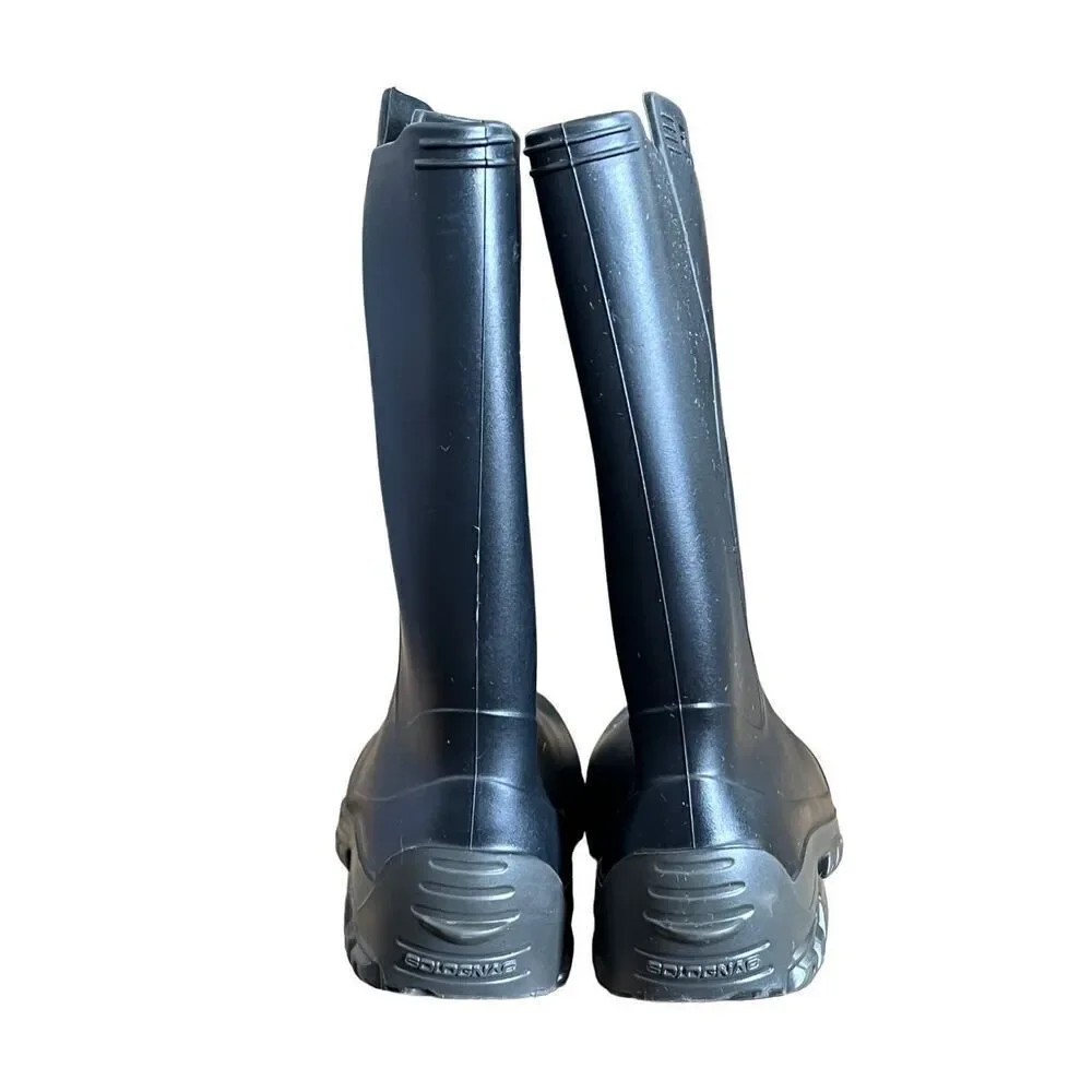 Solognac Decathalon Kids 11/12 Black Wellies Rainboots